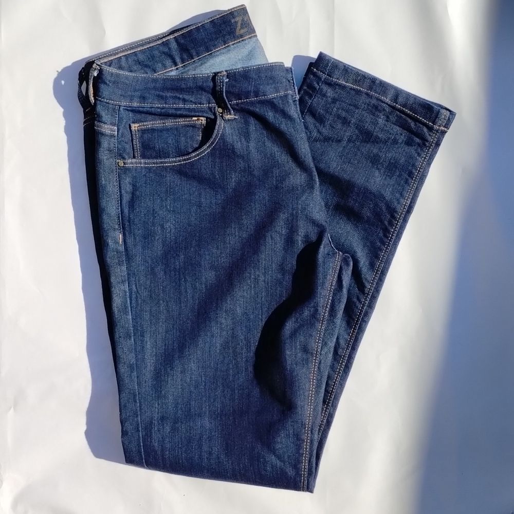 Zara Basic Z1975 Denim Mid Rise Skinny Fit